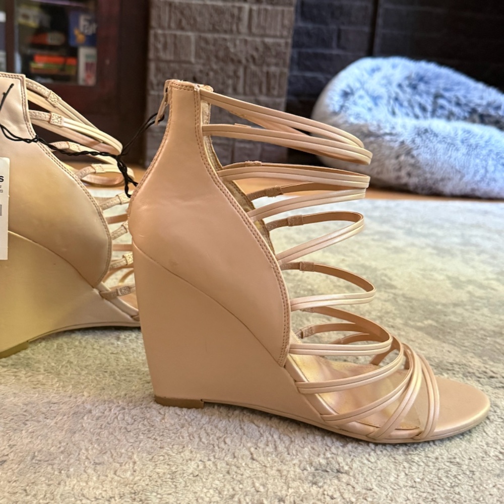 Express Tan Wedges